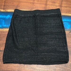 wild fable Black Knit Mini Skirt